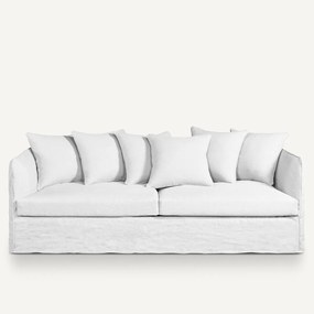 Bankhoes in gekreukt linnen Néo Chiquito