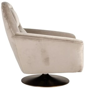 Richmond Interiors Nora Khaki Velvet Draaibare Fauteuil