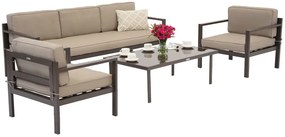 Garden Point Porto Coffee 5 bruin tuinmeubelset