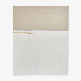 Decoratief Schilderij 80x100 Cm, Met De Hand Geschilderd Op Linnen Met Gipsreliëf Mivara B - Sklum