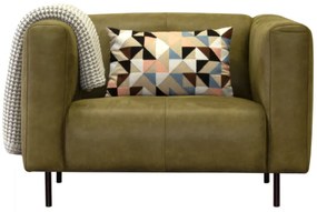 Fauteuil - Almada - leer Bull groen 59