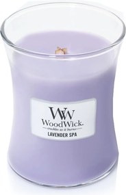 WoodWick geurkaars - Medium Hourglass - Lavender Spa