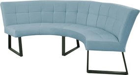 Eetkamerbank - Amsterdam - stof Element lichtblauw 16 - geschikt voor tafel 130 cm