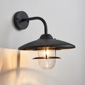 Wandlamp voor buiten/badkamer in ijzermetaal, Noria