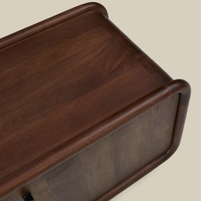 Tv-meubel Hout Met Ronde Hoeken 200 Cm - 200x43x50cm.