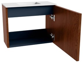 Mondiaz Joya 50cm toiletmeubel ruby met wastafel faye midden zonder kraangat talc