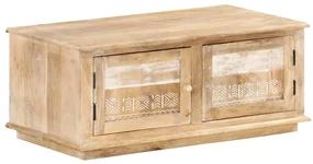 vidaXL Salontafel 90x49x37 cm massief mangohout