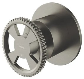 Hotbath Cobber @Work afbouwdeel inbouw 2-weg omstel geborsteld nikkel