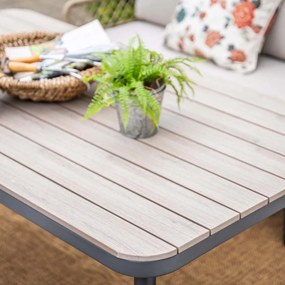 Garden Impressions Kalibo hoek lounge dining set R 4-delig - donker grijs