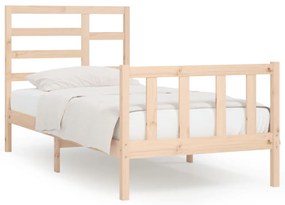 vidaXL Bedframe massief grenenhout 100x200 cm