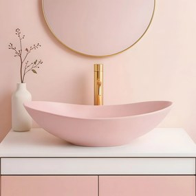 Opzetwastafel Rea Royal Powder Pink Matt
