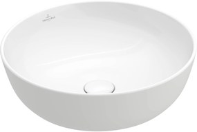 Villeroy & Boch Artis opzetwastafel rond 43cm.z/krgt.z/overl.ceramicplus Wit