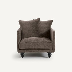 Fauteuil in gerecycled polyester, Lazare