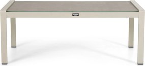 Stoel en Bank Loungeset 4 personen Aluminium Zand/Beige  Domani Furniture Leaf