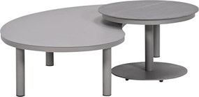 Garden Impressions Zante loungetafels set van 2 - taupe - cantostone Napoli sand