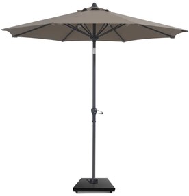 Camello Valerio Stokparasol .m (excl. Voet) Aluminium Grijs