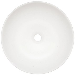 Kerra KR98 waskom rond steen wit 41.5x41.5x13cm