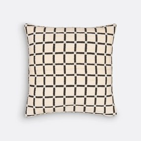 Kussenhoes in jacquard 50x50 cm, Laeto