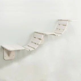 TRIXIE Kattenladder wandmontage 150x30 cm wit