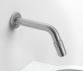 Clou Freddo 11 inbouw fonteinkraan met 15cm uitloop RVS geborsteld