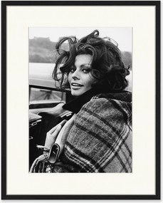 Ingelijste foto Sophia Loren