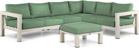 Hoek loungeset 6 personen Aluminium Taupe  Lifestyle Garden Furniture Luca