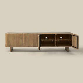 Tv-meubel Gebleekt Eiken 200 Cm - 200x45x55cm.