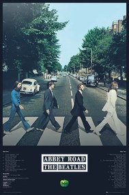 Poster Beatles - Abbey Road Tracks, (61 x 91.5 cm)