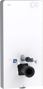 Mexen Tex Air G pneumatisch opbouwframe voor toilet, wit glas - 61150A-20
