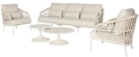 Suns Tosca stoel bank loungeset 5 delig camel sand rope