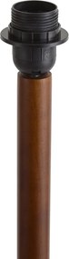 Japandi vloerlamp walnoot hout zonder kap 133cm - Mels