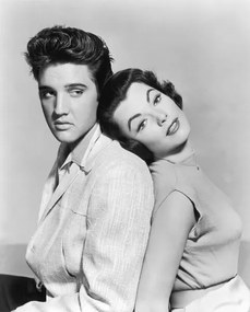 Foto Elvis Presley And Judy Tyler