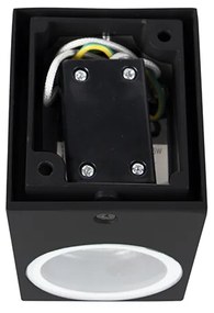 Set van 4 moderne wandlampen zwart IP44 - Baleno