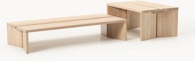 Salontafels Amad van eikenhout, 2-delig