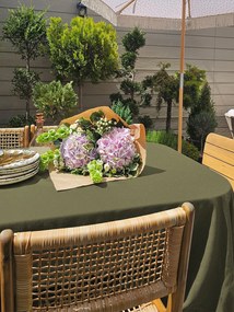 Katoenen tafellaken Paradia in jacquardweefsel