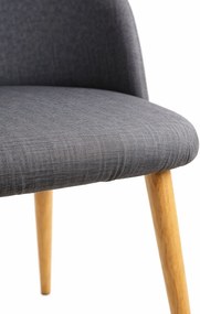 Set 4 Vint Stoffen Stoelen