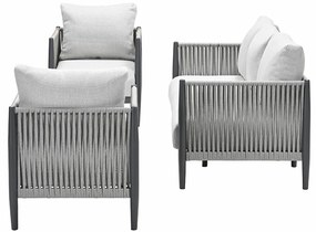 Garden Impressions Tavira loungeset 3-delig - grey sand
