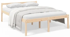 vidaXL Bedframe massief grenenhout 150x200 cm 5FT king