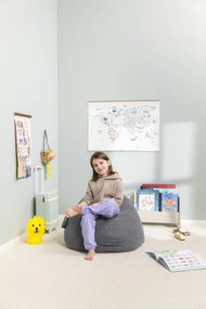 Kinder Zitzak BeanBag Easy L - Antraciet