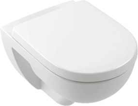 Villeroy & Boch O.novo compact hangtoilet TwistFlush incl. softclose toiletbril met quickrelease alpine wit