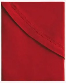 Tafelkleed Van Ø150 Cm In Eirsen-katoen Rood – Bordeaux - Sklum
