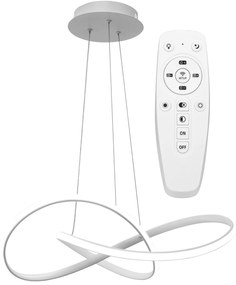 Hangring Plafondlamp Modern LED Afstandsbediening APP396-CP Wit
