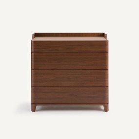 Notenhouten ladekast, JUNIUS, ontwerp Emmanuel Gallina