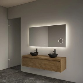 Gliss Design Ares badmeubel 140cm 2 lades castle brown zonder waskom