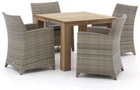 Forza Barolo/ROUGH-X 100cm dining tuinset 5-delig