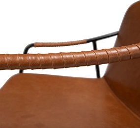 Dan-Form Boto Design Eetkamerstoel Bruin Kunstleer