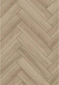 Mexen Palmdale monster van vinyl panelen visgraat SPC 6,5 mm, IXPE 1,5 mm onderlaag, 4 V-voeg, Eik - F1180-S
