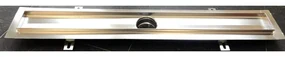 Aco Flexdrain e douchegoot met flens 68,7x8,7cm rvs z323236