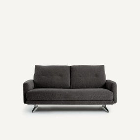 2-zitsbank in chenille fluweel, Delicato
