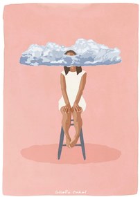Ilustratie Pink Meditation, Giselle Dekel